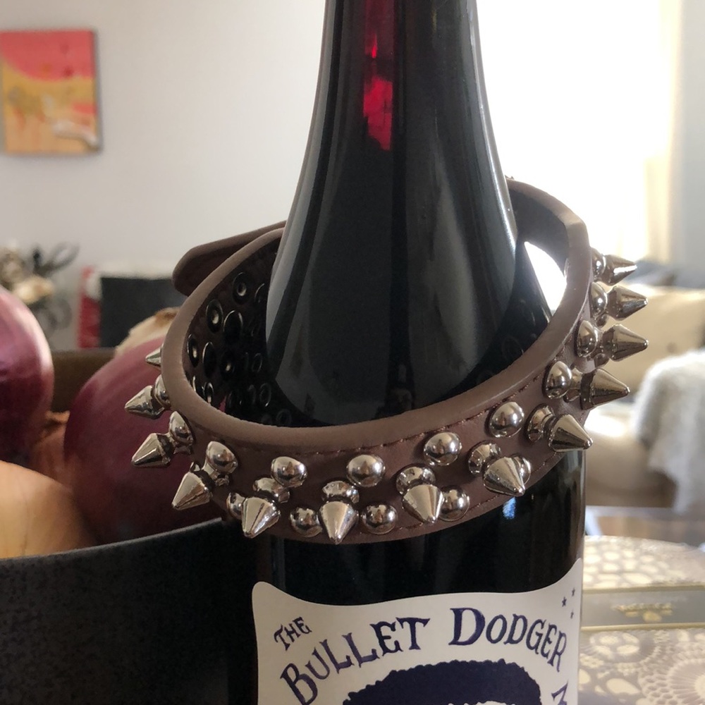 AOLove Spiked Leather Collar